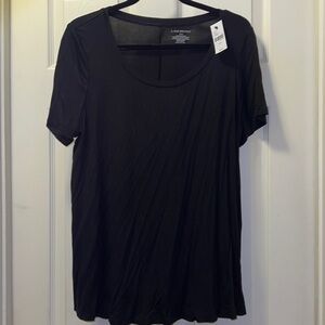 NWT black lane bryant top med 10/12